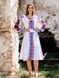 Жіноча вишита сукня міді на тканині барбі ЖПк10054бф фото 1