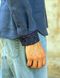 Традиційна чоловіча вишита сорочка на темно-синьому льоні 2176324201 фото 5