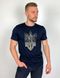 Чоловіча футболка з вишивкою “Поліська зірка”, темно-синя 1880857492 фото 2