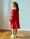 Вишита дитяча сукня на червоному льоні,орнамент квіти 2198143198 фото 4
