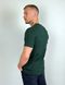 Чоловіча футболка вишиванка “Поліська зірка”, темно-зелена 1880864846 фото 3