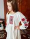 Вишита дитяча сукня на молочному льоні,орнамент квіти 2198952557 фото 4