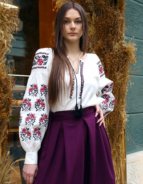 Жіноча вишита сорочка за мотивом Луганщини 2204978212 фото