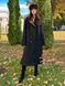 Жіноче чорне пальто з етно принтом 2083726426 фото 4