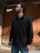 Сорочка чоловіча темно-сіра з традиційною гуцульською вишивкою унісек 2090263486 фото 1