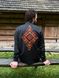 Сорочка чоловіча темно-сіра з традиційною гуцульською вишивкою унісек 2090263486 фото 5