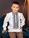 Вишиванка для хлопчика,білий льон,орнамент вишивки "Сварга" 2147691912 фото 1