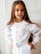 Ніжна та елегантна вишита сукня для дівчинки на білому льоні 2148081027 фото 2