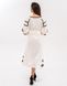 Жіноча вишита сукня на льоні "Чорнобривці" ЖБл11233брк фото 3